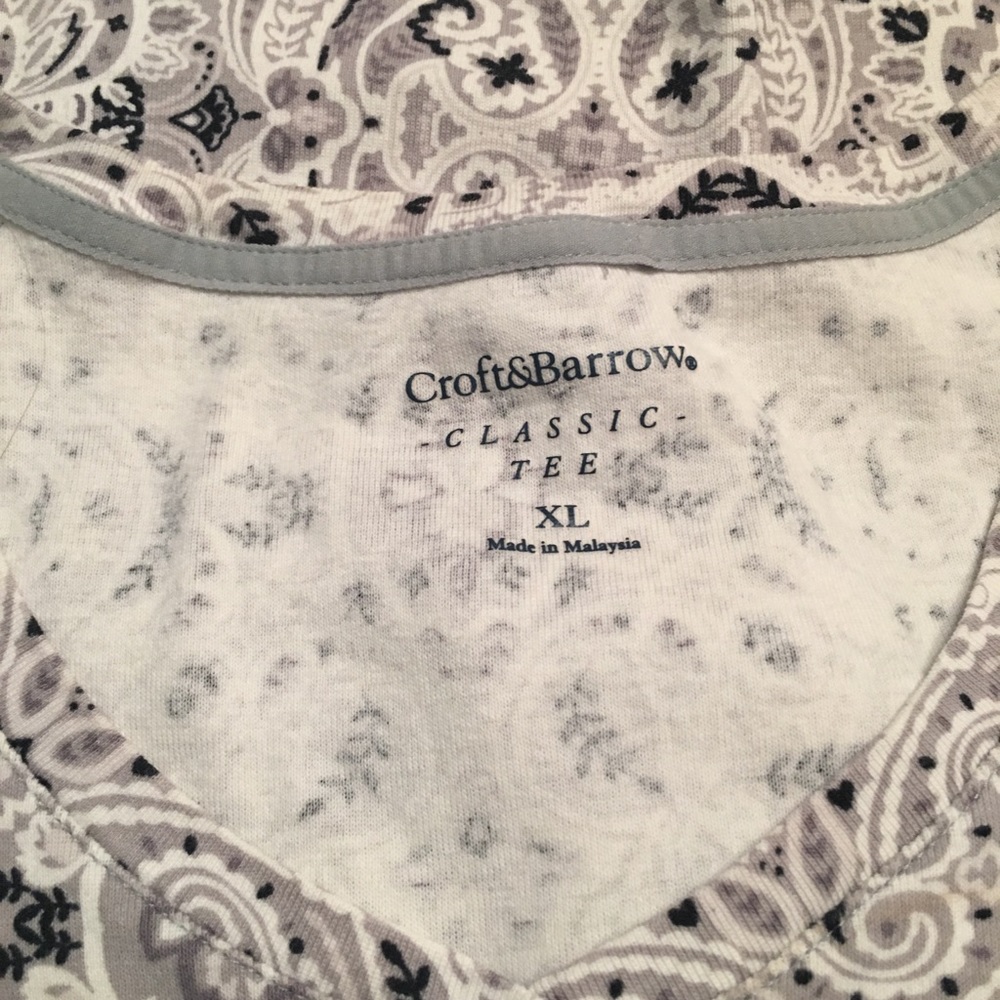 Croft&Barrow Patterned Top - Picture 2 of 4